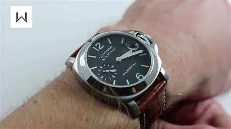 panerai pam 48 ร ว ว|Panerai Luminor Marina PAM 048 Luxury Watch Review.